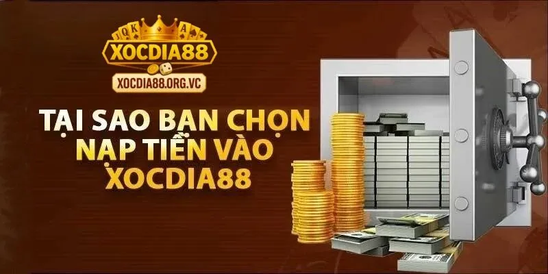 Nạp Tiền Xocdia88 giúp người chơi tiếp cận kho game khổng lồ của cổng game, trải nghiệm hàng trăm ván cược hấp dẫn